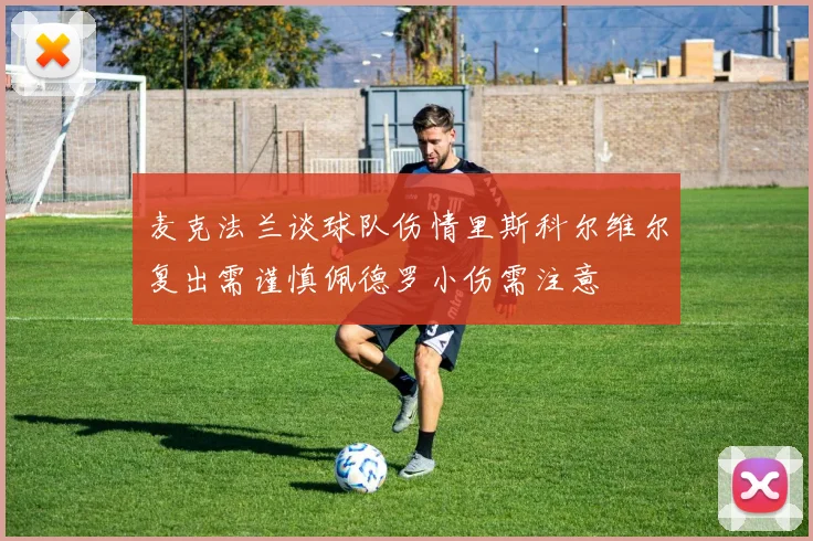 麦克法兰谈球队伤情里斯科尔维尔复出需谨慎佩德罗小伤需注意